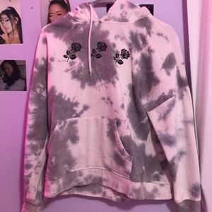 empyre 3 rose tie dye hoddie